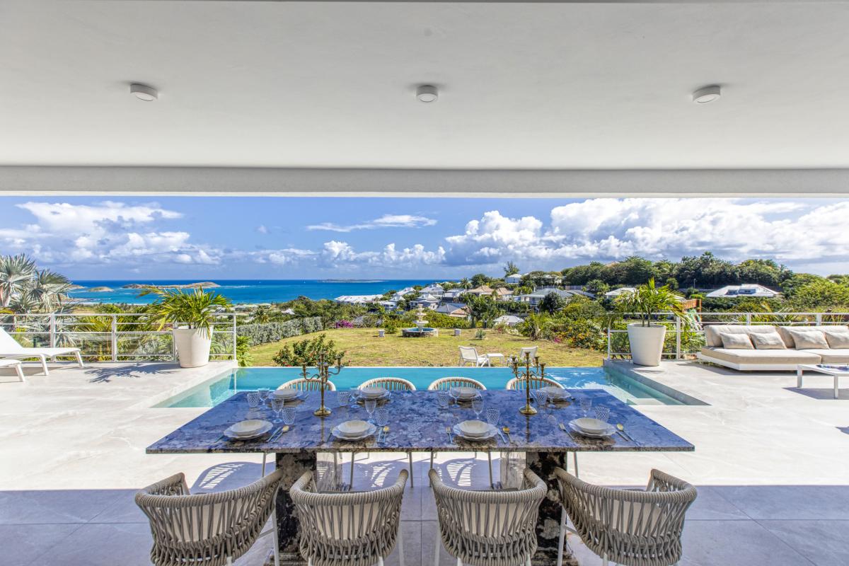 2 Location villa Baie Orientale Saint Martin_Vue mer